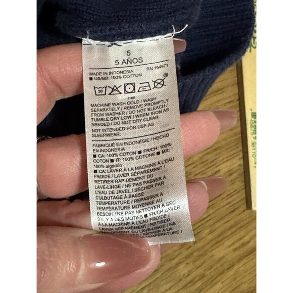 Janie And Jack The Holiday Train‎ Cardigan Sweater Toddler Boy’s Size 5 - Picture 9 of 11